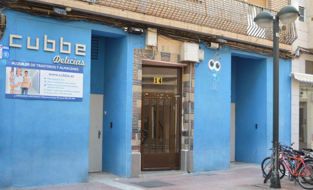 Alquiler de trasteros Cubbe - delicias Zaragoza